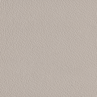 Woven fabric swatch, warm gray taupe color, dense granular texture with subtle shading and a slightly raised, pebbled surface.