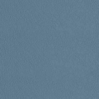 Woven fabric swatch in blue-gray with a subtle diagonal line pattern, matte texture, labeled “kobe > col.6297” in sans-serif font.