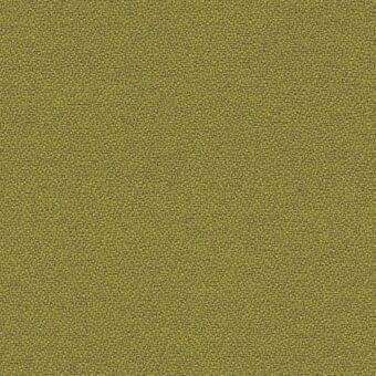 Olive green fabric texture with a dense, irregular weave and speckled tonal variations, displaying a nubby surface and subtle thread thickness changes.