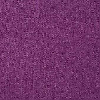 Purple fabric swatch with a tight weave and matte finish, displaying subtle linear texture; textile sample for tailoring.