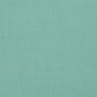 Pale turquoise woven fabric with a matte finish, dense regular grain, suitable for tailoring; Lacividina 3350 fabric sample.