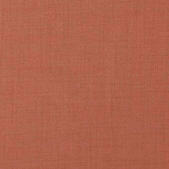 Terracotta fabric sample with a tight, regular weave and matte finish, displaying a uniform granular texture and grid-like interlacing threads.