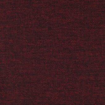 Red woven fabric sample with a dense knit, subtle black grid, matte finish, and “lacividina” label visible along the bottom edge.