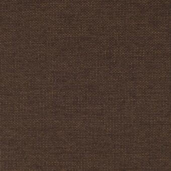 Brown woven fabric sample with a dense, textured grid pattern and subtle variations in golden-brown and tan threads; matte finish.