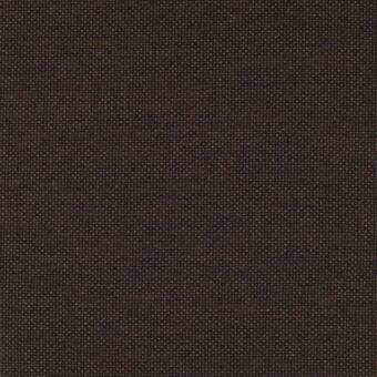 Dark brown woven fabric with heathered copper threads, dense regular weave, matte finish, subtle vertical ribbing, durable textile sample.