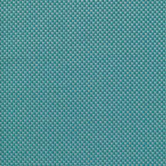 Woven fabric sample, teal and light gray grid pattern, dense texture with matte finish; lacividina samar 7052.02 textile.