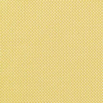 Woven fabric, muted yellow with off-white squares, dense grid texture, matte finish, identified as lacividina samar 7052.03 textile.