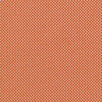 Orange woven fabric texture with a grid pattern, displaying a dense, uniform weave and slightly textured surface suitable for durable textiles.