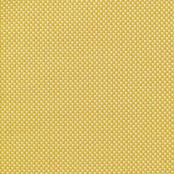 Yellow woven fabric texture displays a grid pattern with cream threads, a durable over-under weave suitable for upholstery applications.