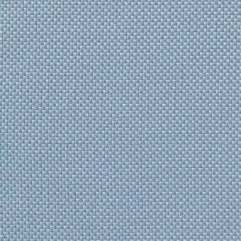 Light blue woven fabric texture with a grid pattern, featuring matte finish and dense, regular vertical and horizontal threads.
