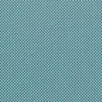 Turquoise and gray woven fabric texture displays a grid pattern with a matte finish, dense weave, and raised surface; identified as samar 7052.46.