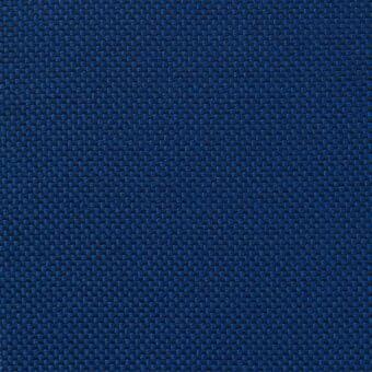 Blue woven fabric texture with a square grid pattern and subtle tonal variations, displaying a dense, uniform weave.