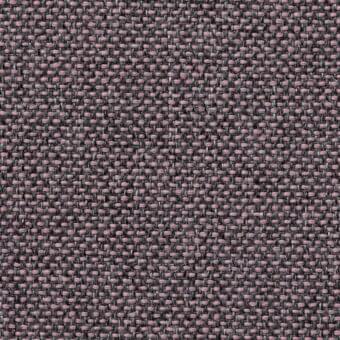 Charcoal gray woven fabric with dusty rose undertones, displaying a dense rectangular intersection pattern; textile sample labeled “7068.03”.