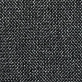 Dark charcoal gray woven fabric texture with a heathered effect and grid-like structure, displaying a consistent matte finish throughout the composition.