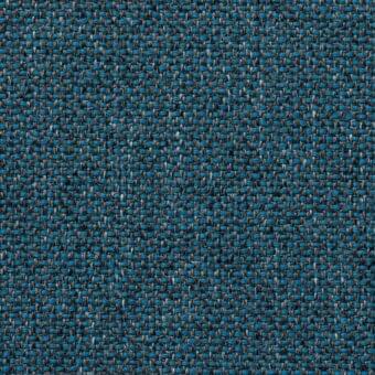 Teal and charcoal gray woven fabric sample with a grid pattern, matte texture, and dense weave; label reads “lacividina 7068.09”.