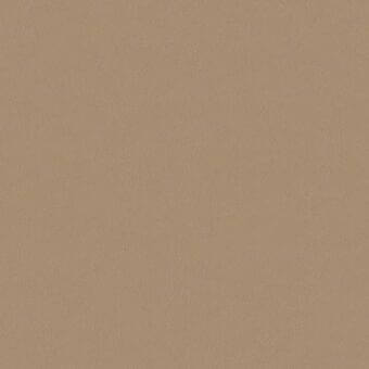 Brown woven fabric swatch with granular texture and matte finish, displaying a uniform, neutral tone suitable for upholstery applications.