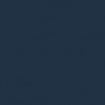 Dark blue fabric swatch, matte finish, uniform color with subtle tonal variations, tightly woven texture, monochromatic presentation, diffused lighting.
