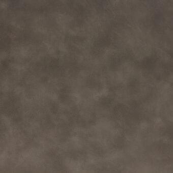 Medium-brown fabric sample displaying a mottled texture with tonal variations, a matte finish, and a subtly granular woven appearance.