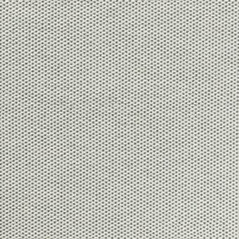 Light gray woven fabric sample displaying a dense grid of raised circular nodes, with a plain weave construction and subtle tonal texture.