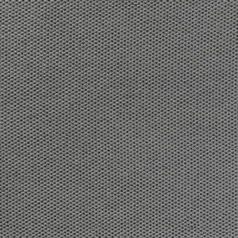 Gray woven fabric sample displaying a dense, textured surface with rounded nodes and darker threads, featuring a matte finish and product code.