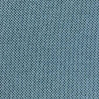 Cool blue-gray woven fabric texture displays a dense, regular geometric pattern; matte finish suggests durable, compact textile construction.
