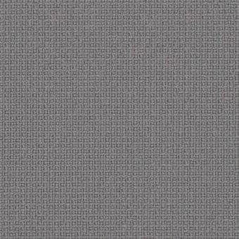 Woven fabric sample, muted gray tone, dense grid pattern; textured surface suggests durable synthetic material, studio shot for color & texture.