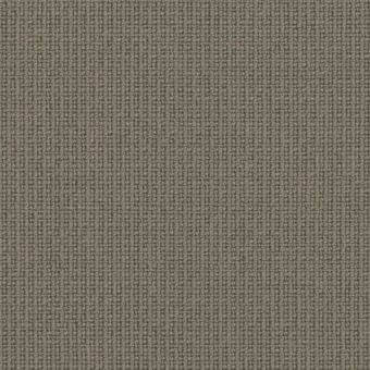 Woven fabric sample, grayish-green tone, dense textured surface with subtle vertical weave and matte finish against a neutral backdrop.