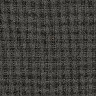 Woven fabric, muted gray tone, dense textured surface with irregular nubby fibers forming a complex horizontal and vertical grid pattern.