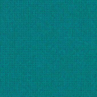 Teal woven fabric texture with a dense square pattern and subtle tonal variations, displaying a slightly raised, nubby surface.