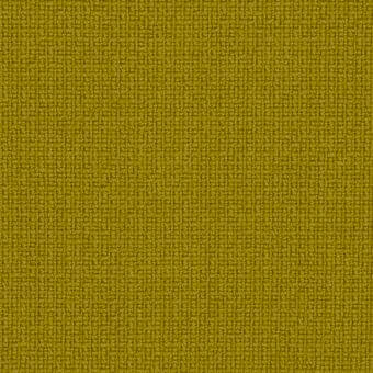 Olive green woven fabric sample with a nubby texture, matte finish, and dense, irregular pattern; labeled “fame 68004” from lacividina collection.