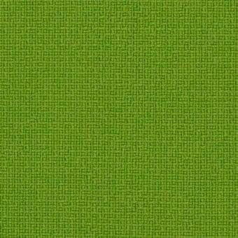 Green woven fabric sample with a dense, textured surface and subtle tonal variations, displaying a tightly interlaced construction.