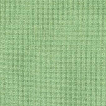 Pale green woven fabric texture, grid pattern with vertical and horizontal threads, slightly nubby surface, Fame 68147 collection.