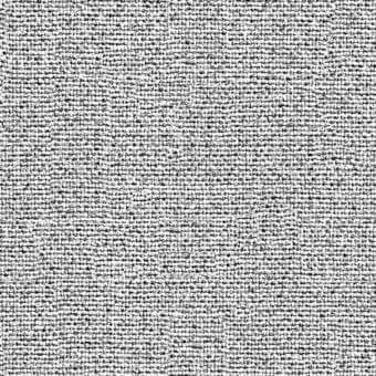 Neutral gray woven fabric displaying a speckled, irregular pattern with dimensional thread variations; matte finish, likely linen blend swatch.