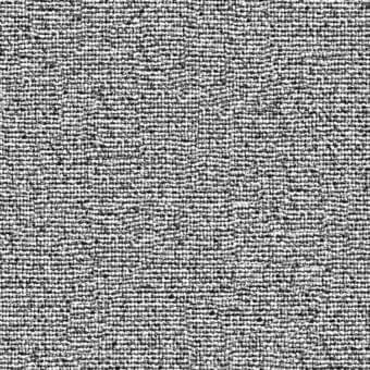 Grayscale woven texture displaying a dense, irregular fabric-like surface with dark and light gray fibers, creating a granular, matte finish.