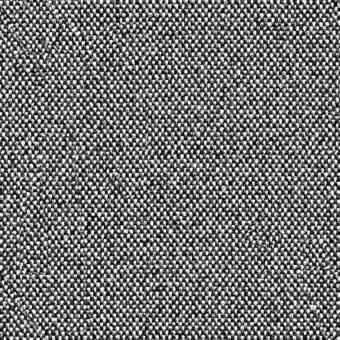 Grayscale woven texture with speckled granular surface, composed of densely clustered irregular shapes and a coarse, repetitive visual structure.