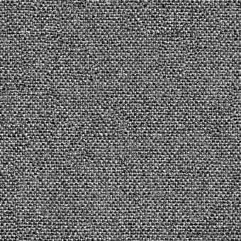Granular grayscale texture with mottled light and dark tones, resembling coarse linen, matte finish, suitable for textile applications.
