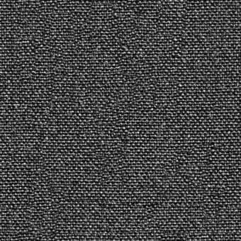 Dark charcoal gray woven fabric texture with speckled effect, displaying a dense, irregular pattern of interwoven flax-like fibers and a rough surface.