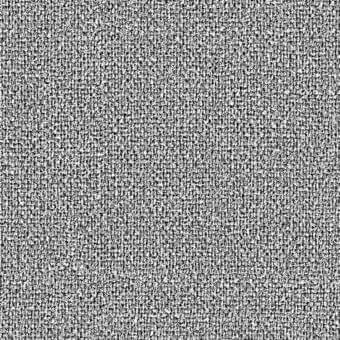 Flax fabric texture, grayscale, chaotic pattern of small irregular elements, mottled surface, sample of lacividina MLF55 material.
