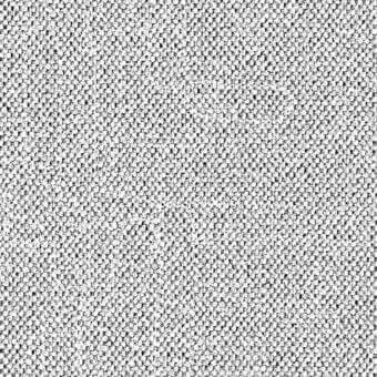 Granular gray texture with irregular shapes, mottled surface, random distribution of light and dark elements, neutral tone, flax fabric sample.