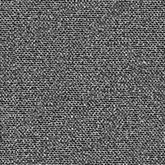 Flax fabric sample, granular gray texture, mottled pattern with uneven surface and matte finish, no directional grain.