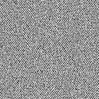 Black and white abstract texture featuring a dense pattern of small, simplified humanoid figures across a granular, digitally rendered field.