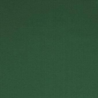 Stretch fabric sample, muted green, repeating dot pattern, matte finish, woven texture, consistent color, light green background.