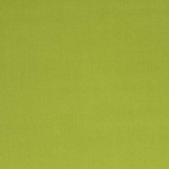 Olive-green fabric sample with a uniform dot pattern and slight sheen, appearing woven or knitted with a smooth, stretchy texture.