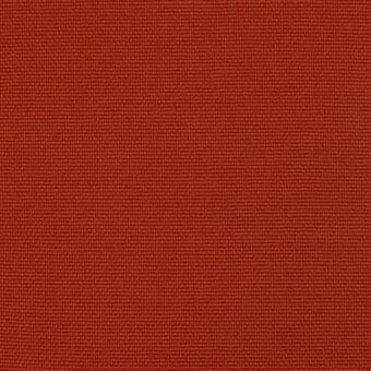 Terracotta fabric sample displaying a dense, uniform weave and matte finish with subtle heathering and tonal variations in a burnt orange hue.
