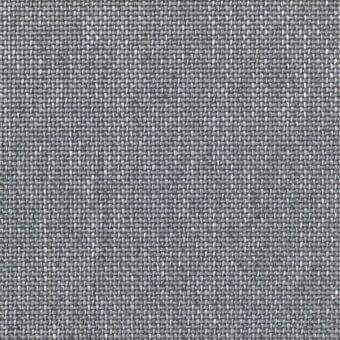 Lacividina Hestan fabric sample, muted gray heathered weave, rectangular grid pattern, textile 7035.03, detailed studio texture.