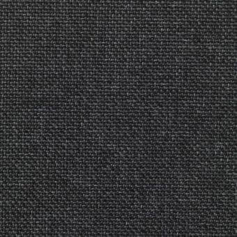 Dark gray woven fabric texture with a dense, irregular nubby weave and heathered tonal variations, presenting a matte surface.