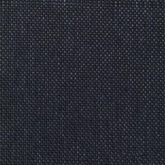 Hestan fabric sample, dark blue-gray woven textile, heathered texture with flecks of lighter gray, code 7035.15 from Lacividina collection.