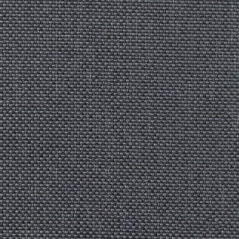 Charcoal gray fabric sample displaying a dense, heathered weave with a matte finish and subtle tonal variations in a simple over-under pattern.