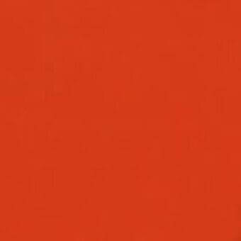 Orange satin fabric swatch, smooth sheen, uniform color, warm reddish-tone, lacividina r2353 designation visible, even lighting.