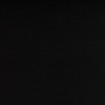 Black Silvertex fabric sample with a vertical linear texture, matte finish, and a slightly raised thread quality; lacividina collection.